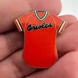 Vintage 1985 MLB BASEBALL BALTIMORE ORIOLES JERSEY Lapel Hat PIN