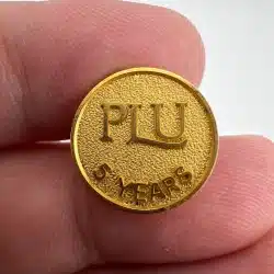 Pacific Lutheran University 5 Year Service Lapel Hat Pin - PLU Pin - OBO