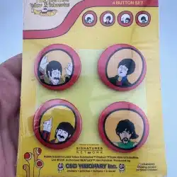 2004 The Beatles Yellow Submarine 4 Button Set by C&D Visionary Inc.