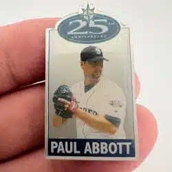 Seattle Mariners Paul Abbott 25th Anniversary Lapel Hat Pin