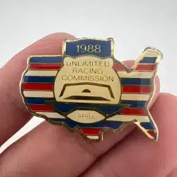 1988 Unlimited Racing Commission APBA Enamel Pin American Power Boat Association