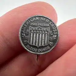 Vintage American Red Cross Pro Patria Blood Donor Stick Pin