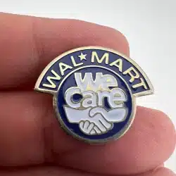 Wal-Mart We Care Shaking Hands Lapel Hat Pin