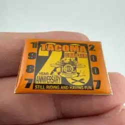 20-Year Anniversary Pin for Tacoma Washington Harley Davidson HOG Chapter - USED