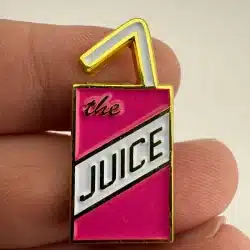 The Juice Juicebox Lapel Hat Pin