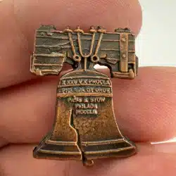 Vintage Liberty Bell Vintage Brooch Style Pin