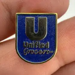 United Grocers Lapel Hat Pin - Scratches/Scuffed - Small