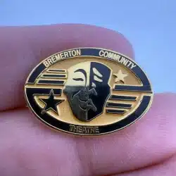 Bremerton Washington Community Theater Lapel Hat Pin