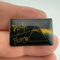 Vintage Pink Floyd Dark Side of the Moon Enamel Pin Pinback Hat Lapel