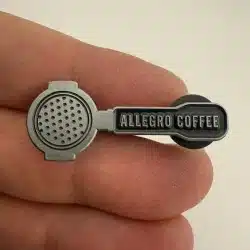 Allegro Coffee Portalfilter Lapel Hat Pin