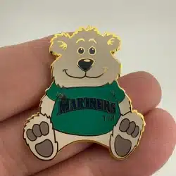 2001 Seattle Mariners Teddy Bear Lapel Pin by PSG