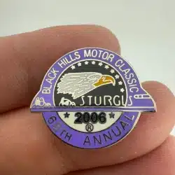 2006 Sturgis Black Hills Motor Classic 66th Annual Lapel Hat Pin