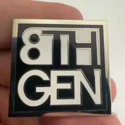 8th Eighth Generation Logo Lapel Hat Pin - Seattle, Washington