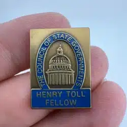 Rare Henry Toll Fellow Lapel Hat Pin - The Council Of State Government