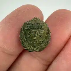 Vintage Seattle Times Newspaper Fun Frolic Pin Brooch - Small - RARE