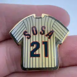 Vintage Sammy Sosa #21 Jersey Lapel Hat Pin - Unbranded