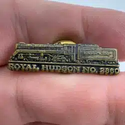 Royal Hudson No. 2860 Canadian Pacific Locomotive Engine Pinback