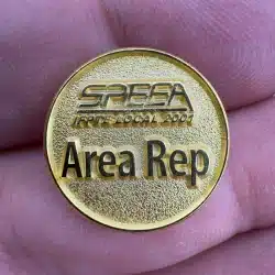 SPEEA IFPTE Local 2001 Area Rep Pin - Gold Tone