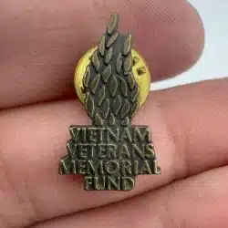 Vintage Vietnam Veterans Memorial Fund Flame Lapel Hat Pin