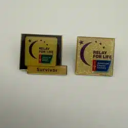 Lot of 2 Relay For Life American Cancer Society Pins