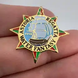 1998 Astoria Regatta Water Fantasy Lapel Pin - Oregon Souvenir Pin