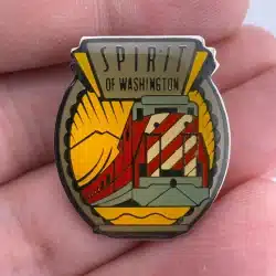 Vintage Spirit of Washington Train Lapel Pin