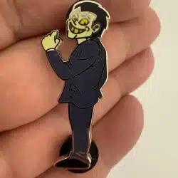 Indrid Cold Smiling Man MetaZoo Pin Club 2021 Limited Release Indrid's Glaze