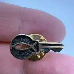 Small Religious Key with Fish - Used