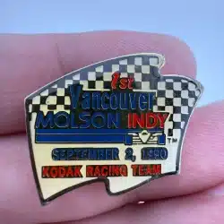 1st Vancouver Molson Indy Lapel Hat Pin - Kodak Racing Team *READ DESCRIPTION*