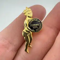 Milwaukee Bowl Tournament Of Champions Pin Brooch - Bowling - Some Wear