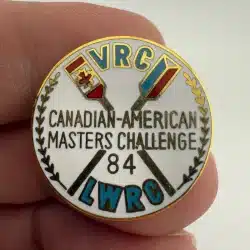 Vintage 1984 Canadian-American Masters Challenge Rowing Pin VRC LWRC