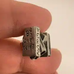 Small Jim Clift Set Of Books Lapel Hat Pin