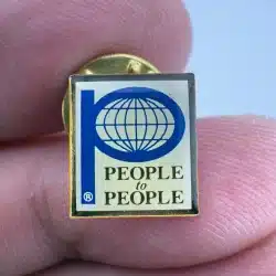 People to People Lapel Hat Pin