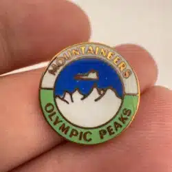 Olympic Peaks Mountaineers Lapel Pin - Washington State?