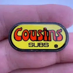 Cousins Subs Enamel Lapel Hat Pin
