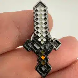 Minecraft Sword Lapel Hat Pin - Authentic