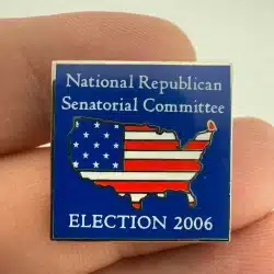 National Republican Senatorial Committee Election 2006 Lapel Hat Pin - Scratches