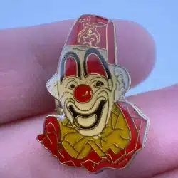 Vintage Shriners Clown Fez Lapel Pin
