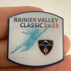 Rainier Valley Classic 2023 Soccer Lapel Hat Pin - Mt. Rainier FC
