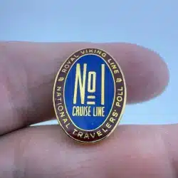 Royal Viking Line Cruise Pin Voted #1 Employee Souvenir Pin - Cruise Industry