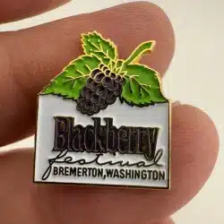Blackberry Festival Bremerton Washington State Lapel Hat Pin