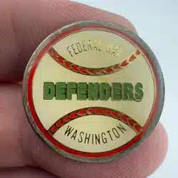 Federal Way Defenders Baseball Lapel Hat Pin - Washington State - *DAMAGED*
