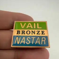 Vail Nastar Ski Magazine Bronze Award Pin - Colorado