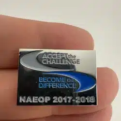 NAEOP Lapel Hat Pin - Accept The Challenge Become The Difference 2007-2018