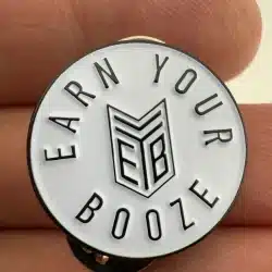 Earn Your Booze Lapel Hat Pin