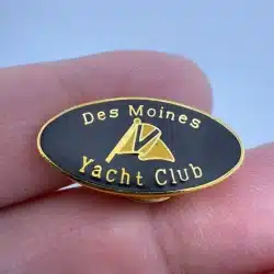 Des Moines Yacht Club Lapel Hat Pin - Washington State / Puget Sound