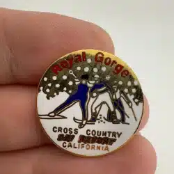Royal Gorge Cross Country Ski Resort California Lapel Hat Pin