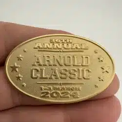 36th Annual Arnold Classic 2024 Pin - Strongman Souvenir