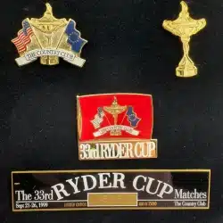 1999 33rd Ryder Cup Limited Edition Pin Set #636 Of 1500 - *READ DESCRIPTION*