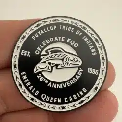 Emerald Queen Casino 26th Anniversary Lapel Hat Pin